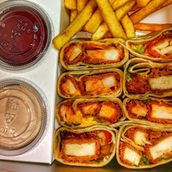 spicy Chicken fillet wrap 