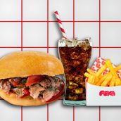 Beef Shawarma Burger Meal