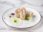 Pancakes With Chicken And Mushroom