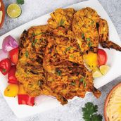 Chicken on charcoal