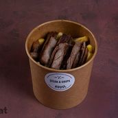 Steak and chips regular