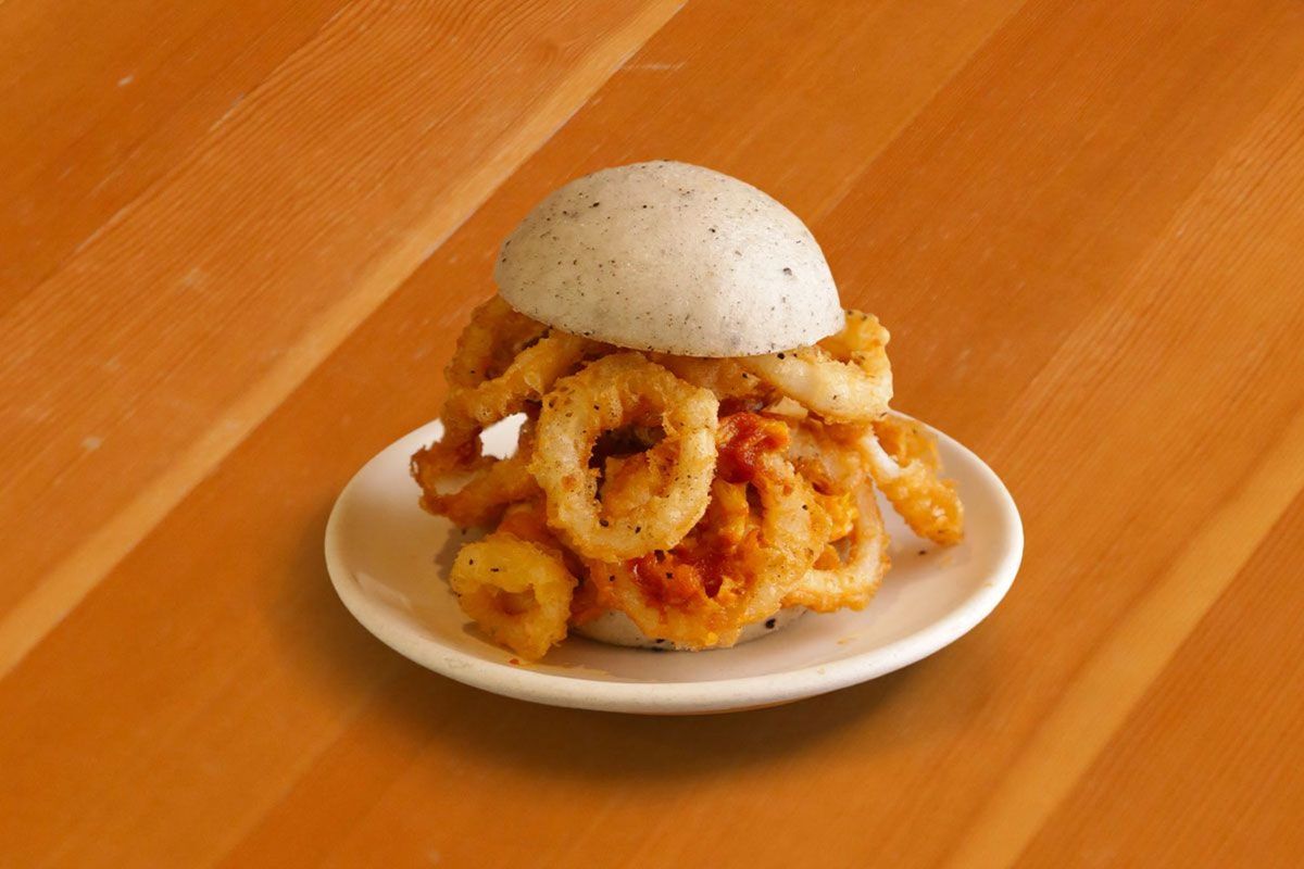 Calamari & Onion Ring BAO