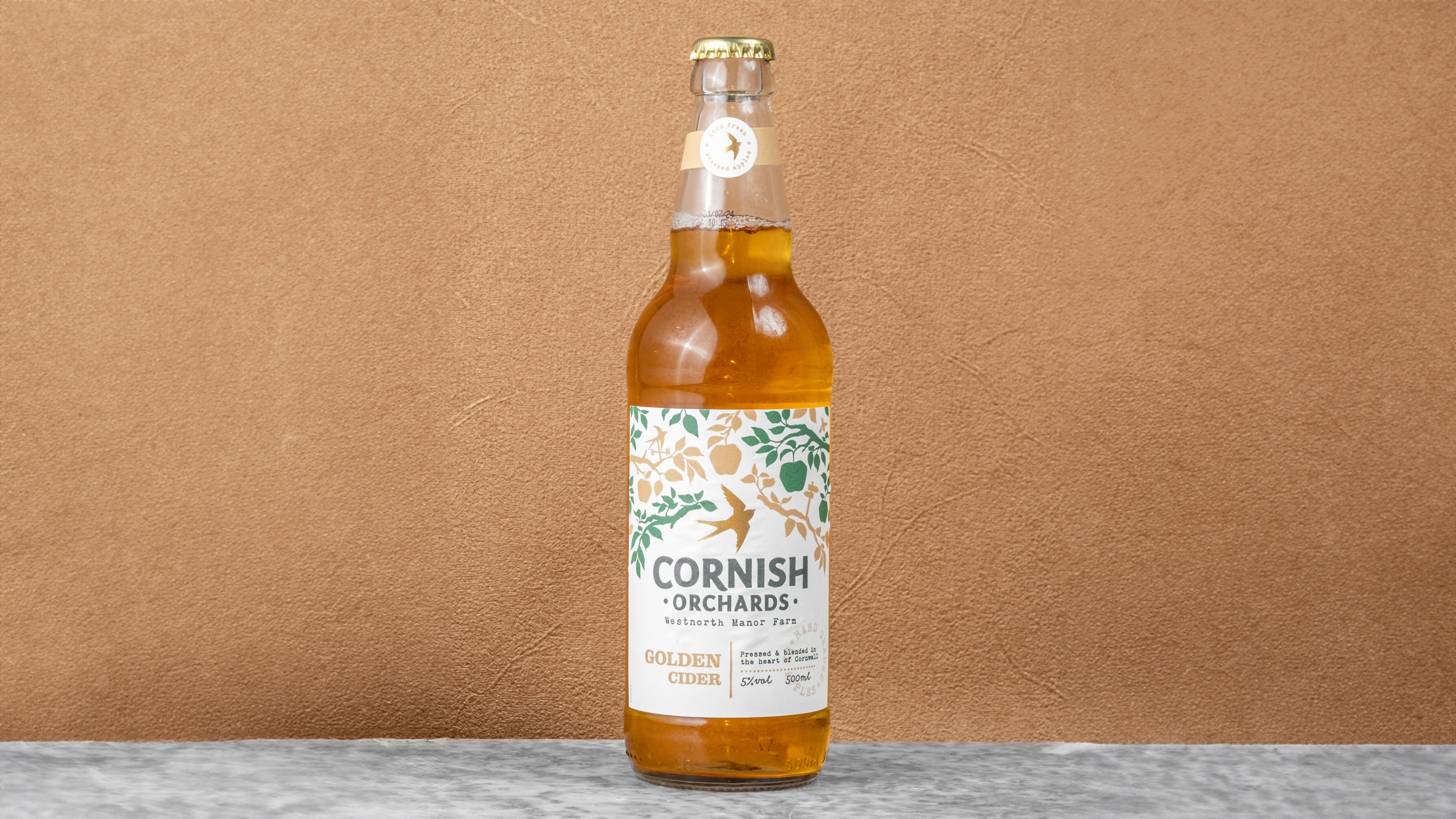 Cornish Orchard Gold Apple Cider, Cornwall, England