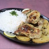 Chicken With Potato And Rice
