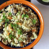 Mushroom Pulao 