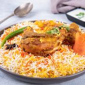 chicken dum biriyani (single)