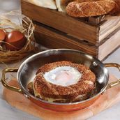 Simit With Cheese And Egg