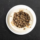 Hummus with meat