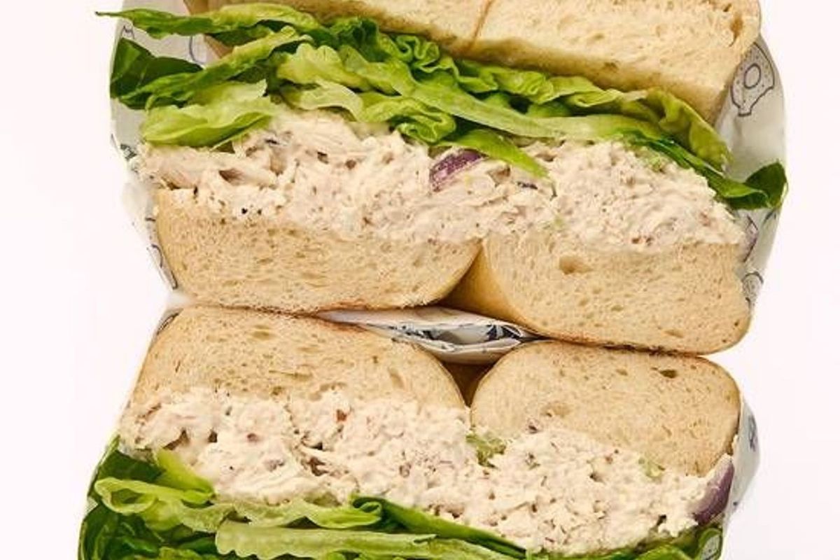 Bagel with Chicken Salad