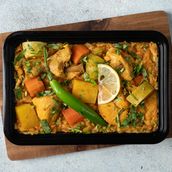 Chicken threed plate