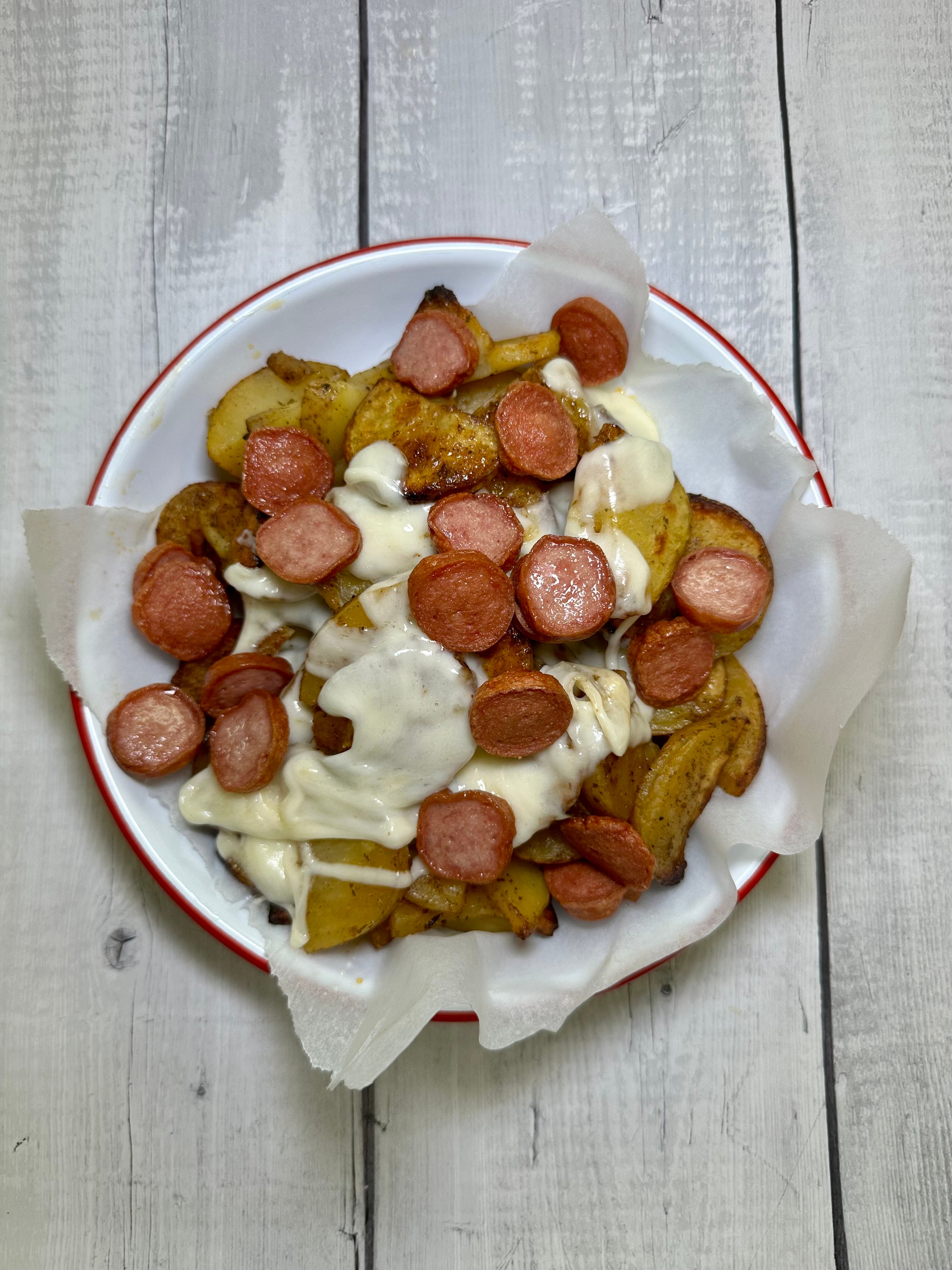 Baked Potatoes Wurstel