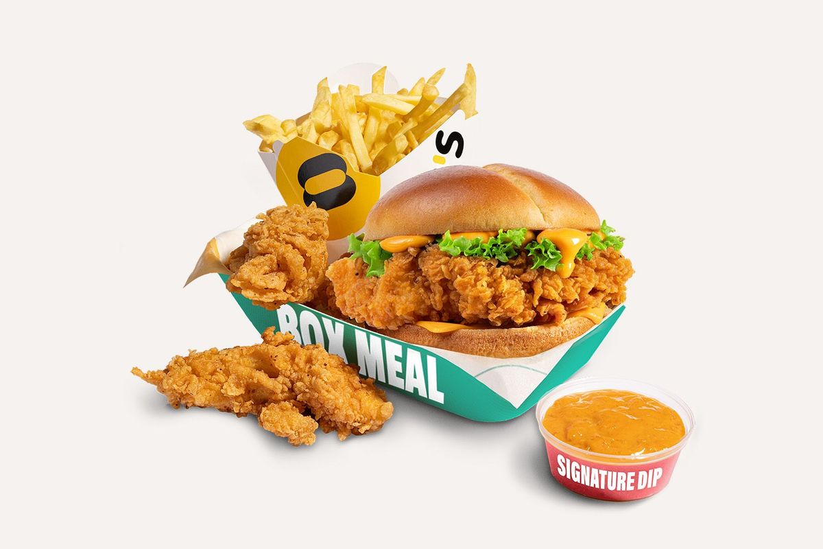 Spicy Mayo Chicken Supreme Box Meal