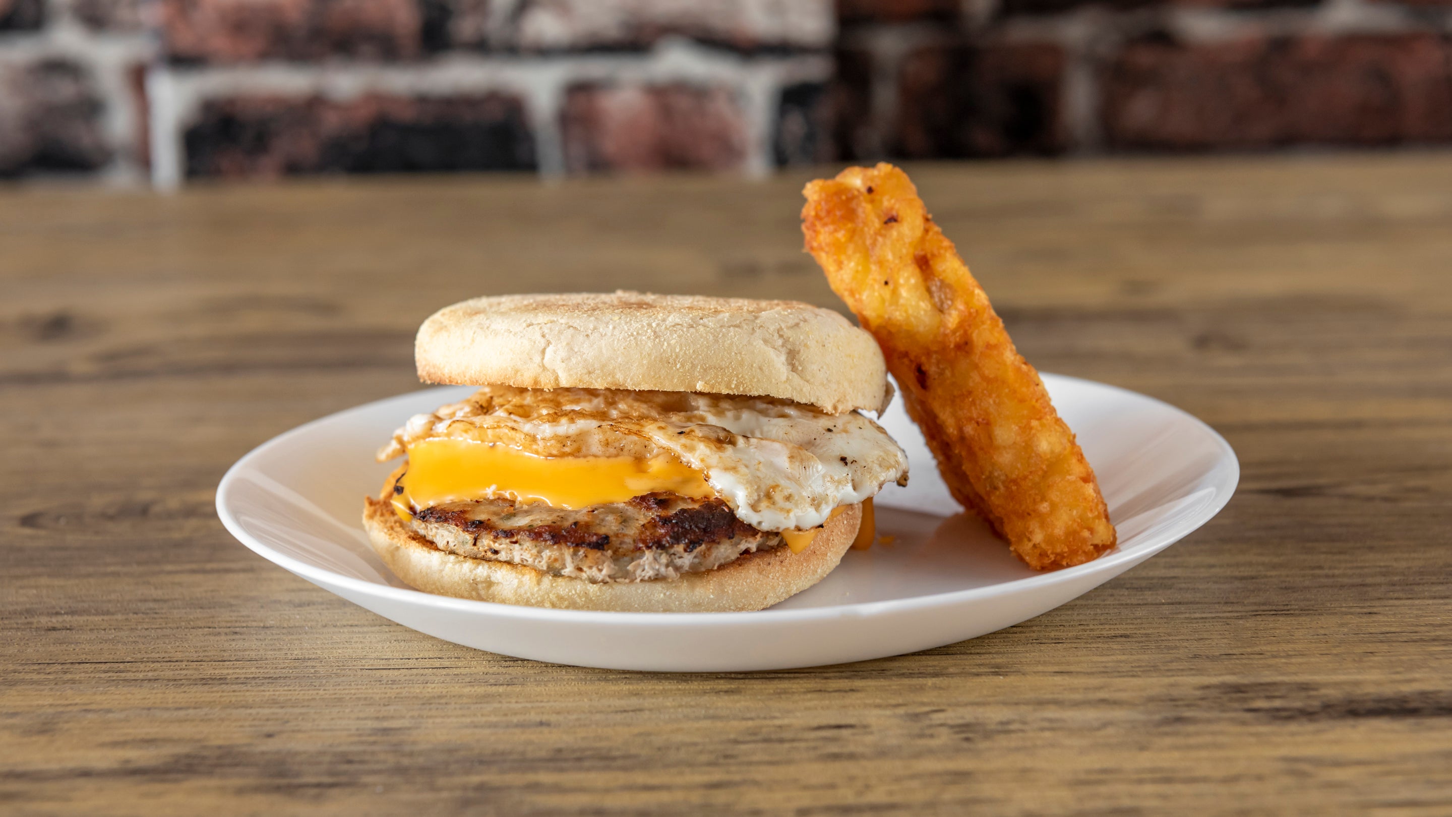 Sausage, Egg and Cheese Muffin - Sausage, Egg and Cheese