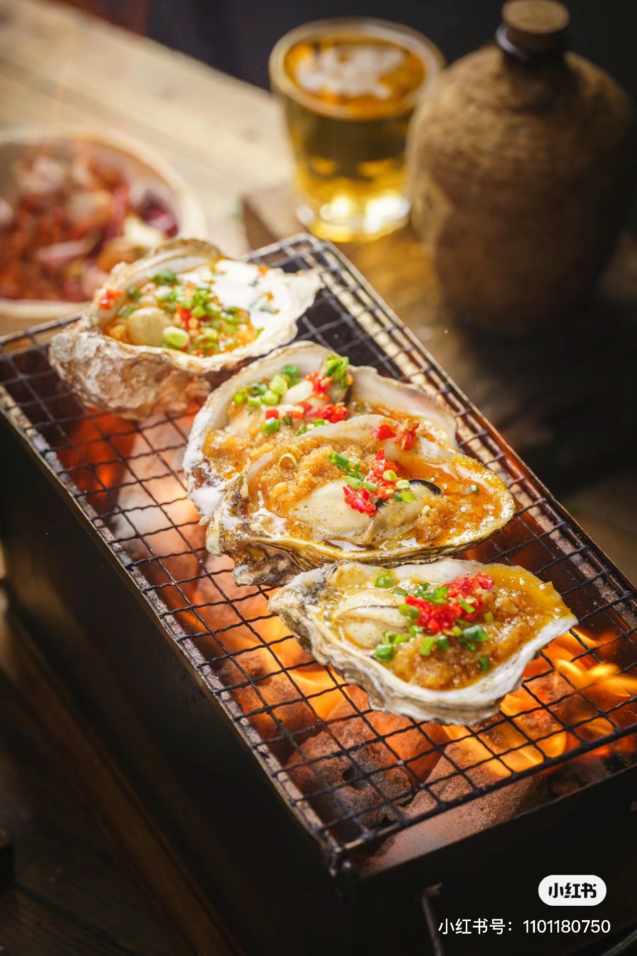 Grilled Oyster with Garlic