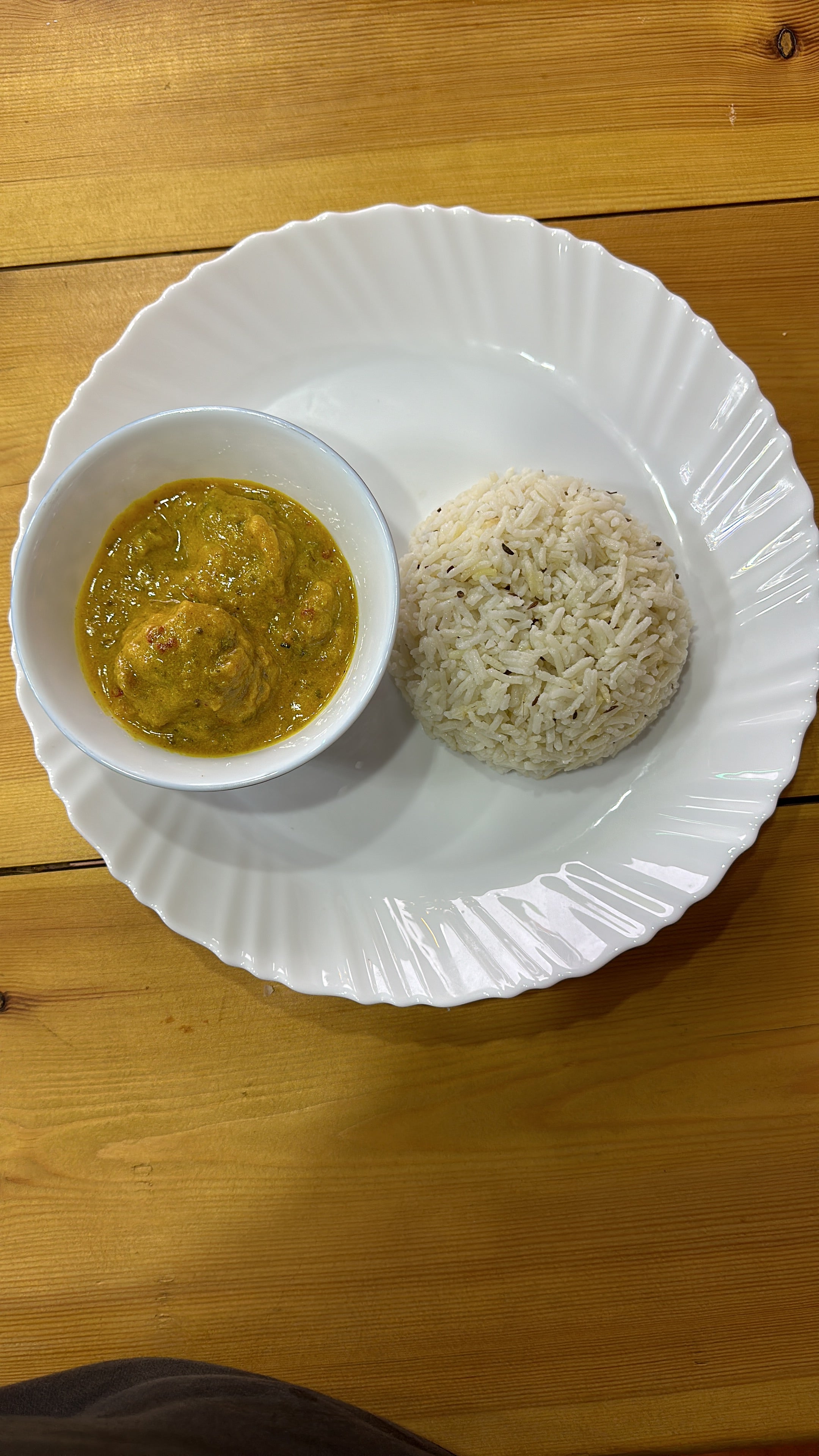 Kadi Chawal ( Punjabi Kadi Pakora and Rice)