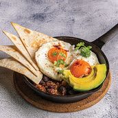 Chorizo and Potato Hash Skillet