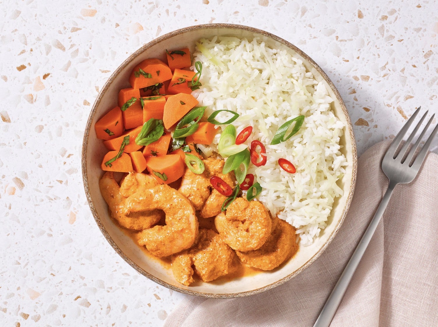 Massaman King Prawns