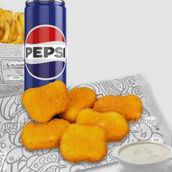 Chicken Nugget With Pipsi And French Fries 