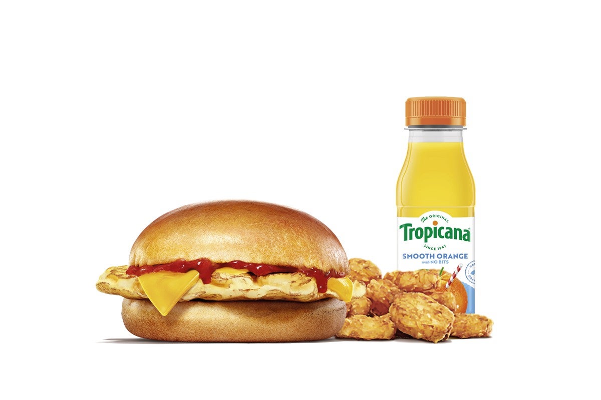 Egg and Cheese Butty Meal