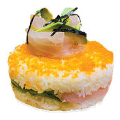 White Fish and Avocado Chirashi