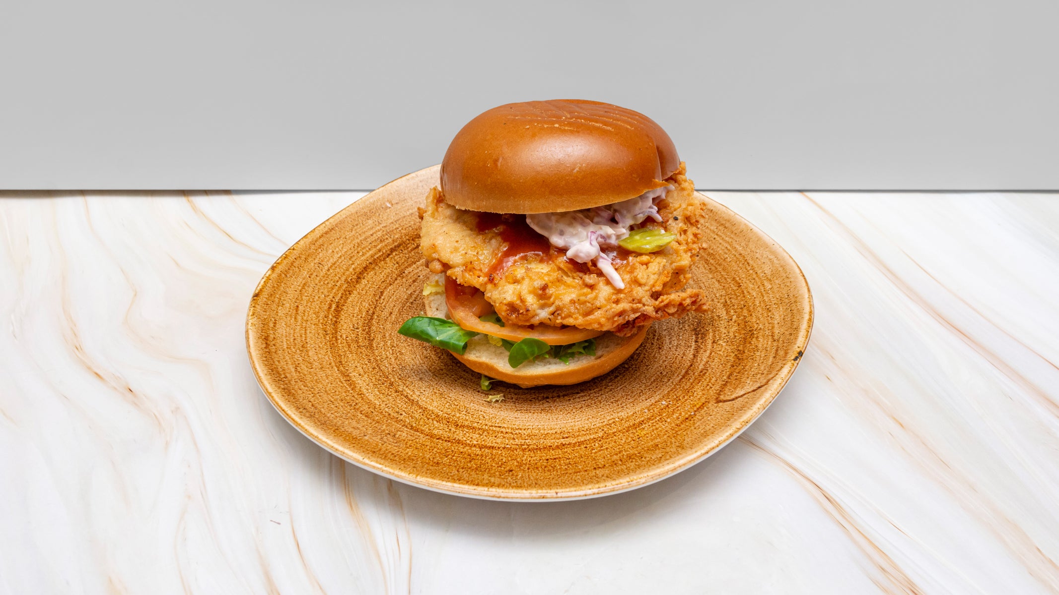 Buttermilk Buffalo Chicken Burger