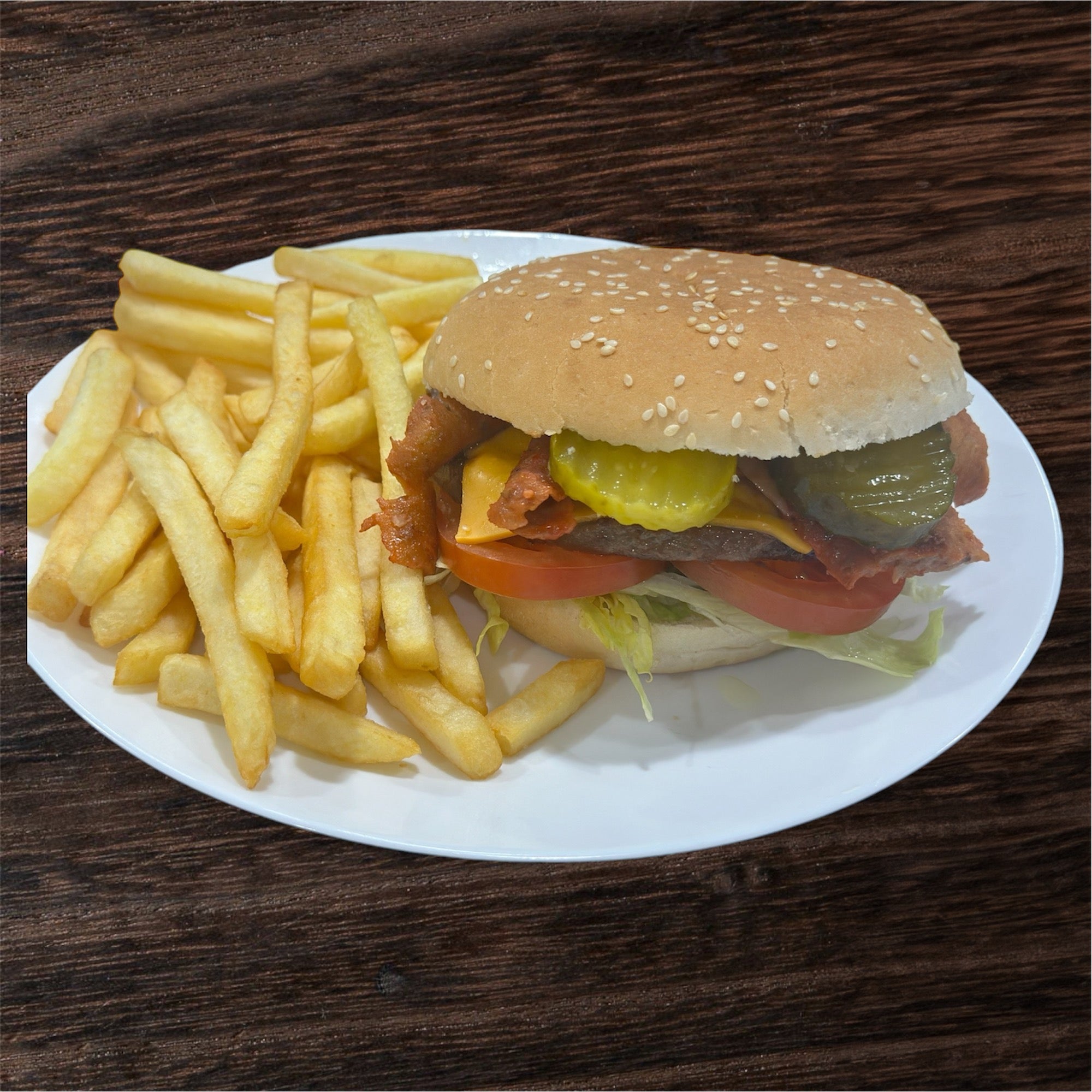 Flame Grill Imperial Burger Meal