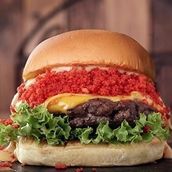 Cheetos Beef Burger