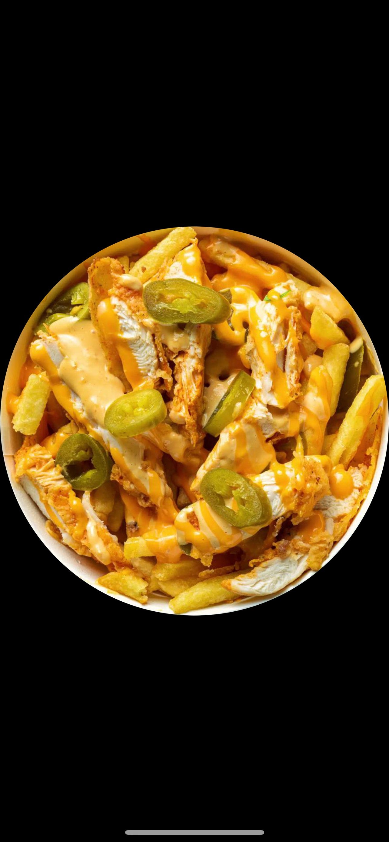 Loaded chicken doner cheesy chips