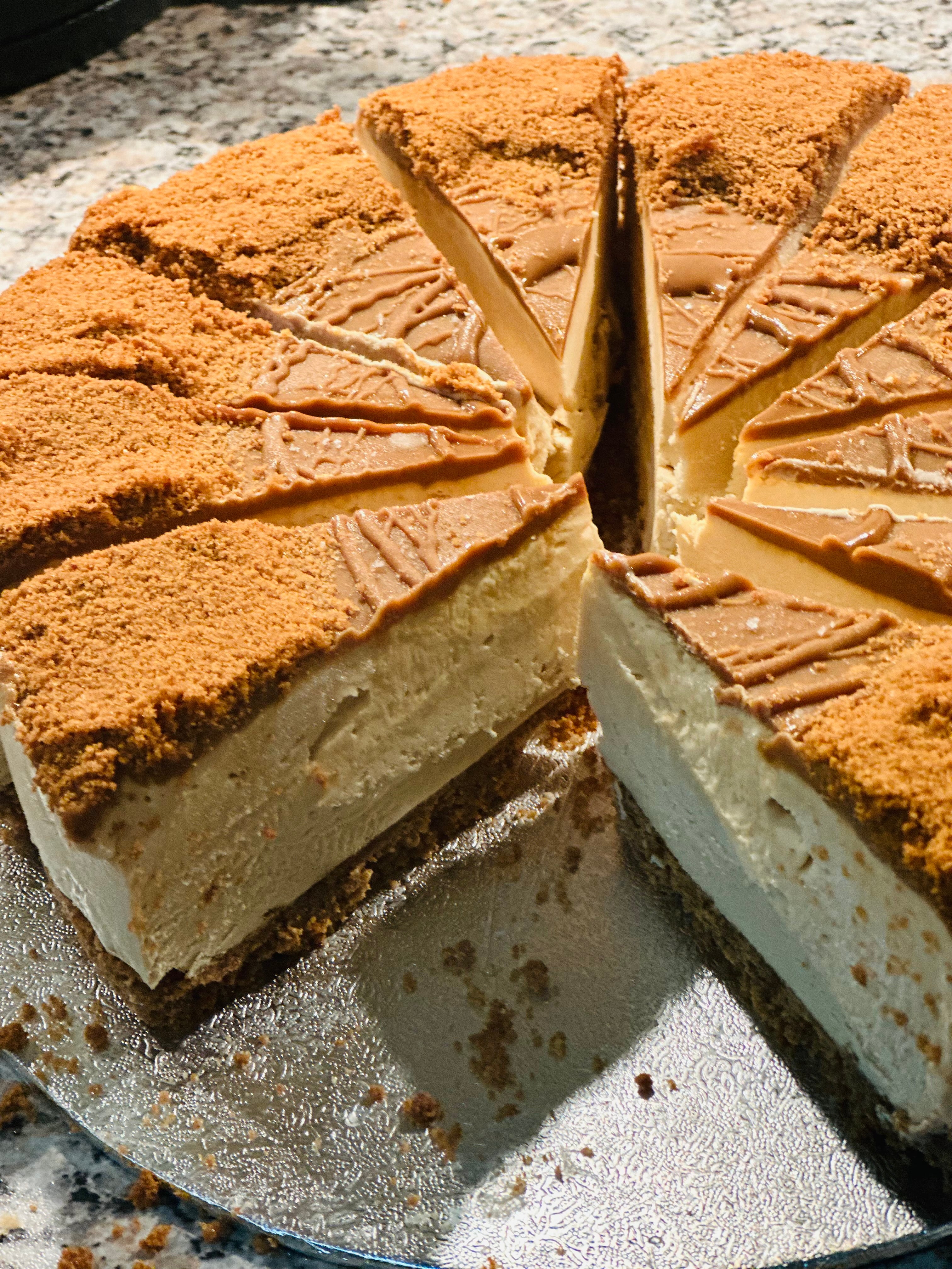 Lotus Biscoff cheesecake