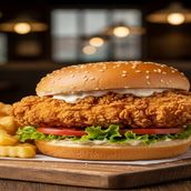 Zinger Burger with Fries