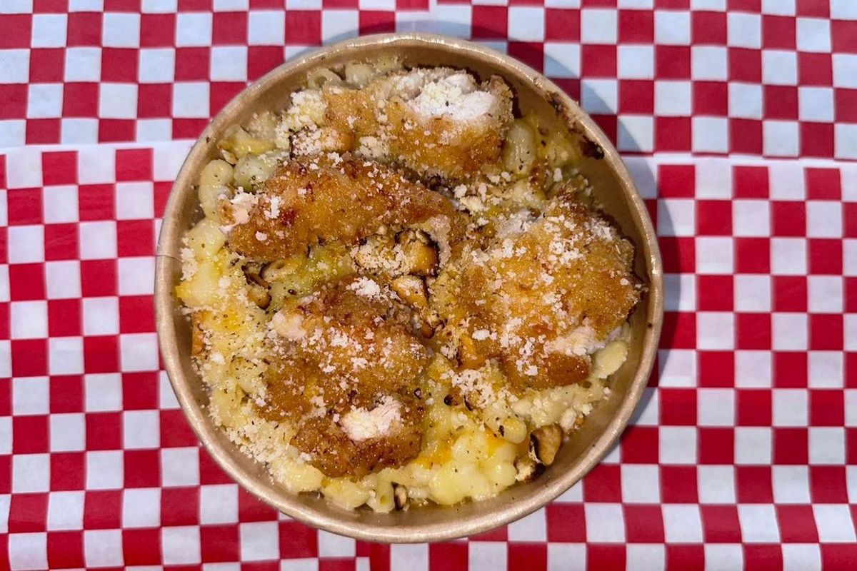 Mac N Cheese Bowl w/ Truffle Oil & Parmesan