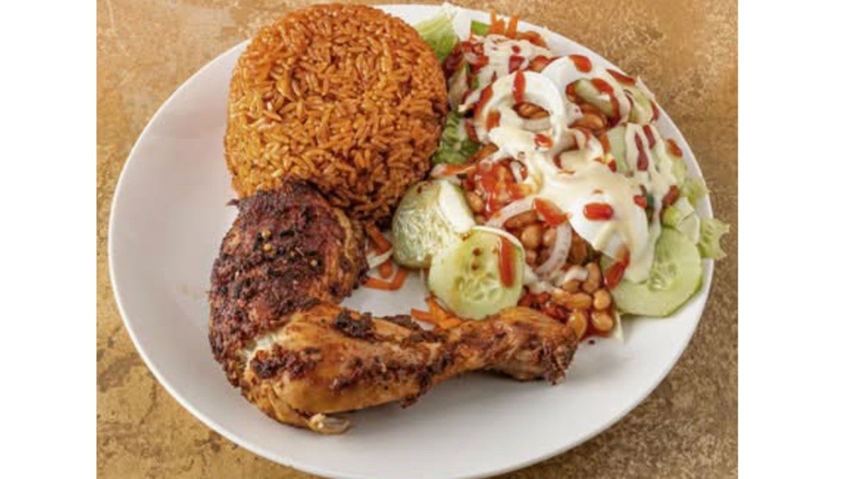 Jollof Rice with Chicken