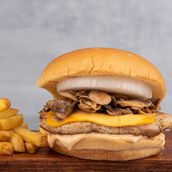 Mushroom Chicken Burger