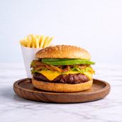 avocado beef burger