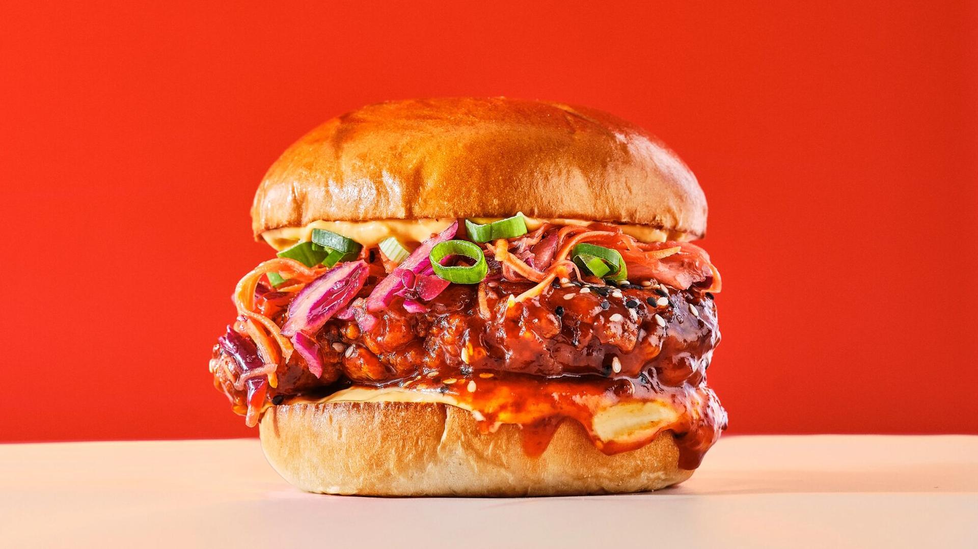 K.S.B (Korean Slaw Burger)