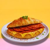 Pepperoni Cheese Croissants