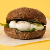 English Protein Bread With Poached Egg