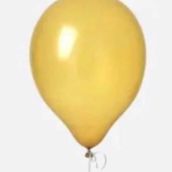 Golden Helium Balloon