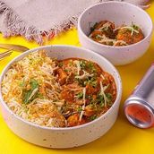 chiken Tikka + Chiken Tikka Masala + Biryani Rice + soft Drink+Gulab Jamun