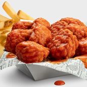 Wings 20 PCS Boneless Special Includes 2 Wing Flavors, Large Original Fries, 2 Ranch Sauce 