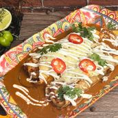 SHRIMP ENCHILADAS