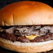 Angus Beef Mushroom Burger