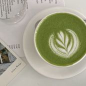 Hot Matcha Latte 