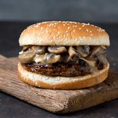 Mushroom Swiss Burger