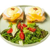 Salmon Egg Benedict