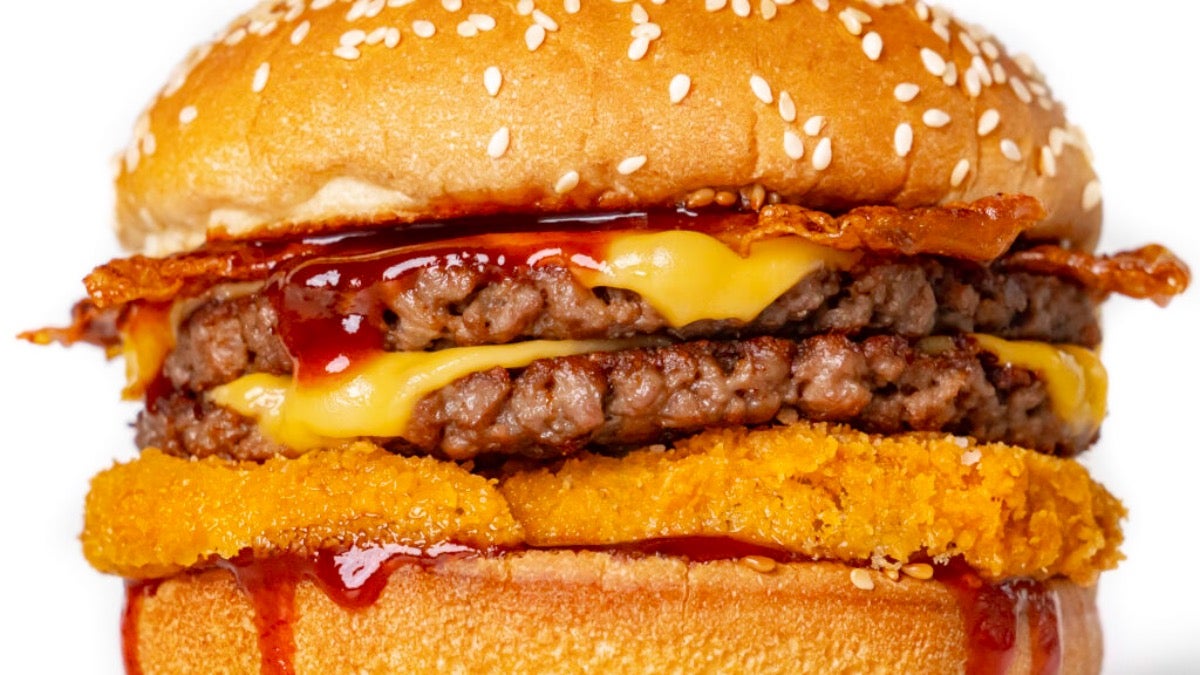Grilled Crunchy Burger.