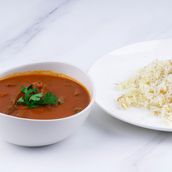 Okra Meat Stew With Rice
