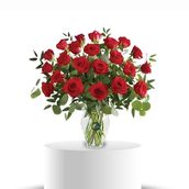 30 Red Roses Vase