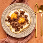 Eggs And Qawarma