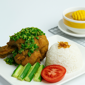 BEBEK PENYET (sambal terasi or bawang) duck